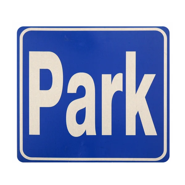 Park znak — Zdjęcie stockowe