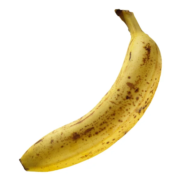 Banana isolata — Foto Stock