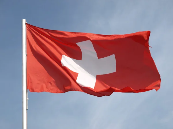 Bandera de Suiza — Foto de Stock