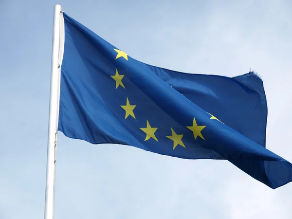 Σημαία της Ευρώπης — Φωτογραφία Αρχείου