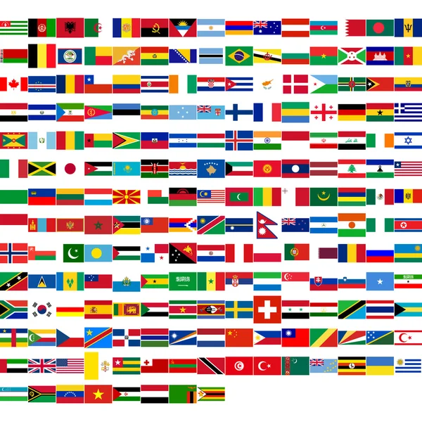 세상의 깃발 — 스톡 사진