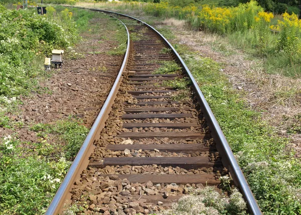 Spoorweg spoorwegen — Stockfoto