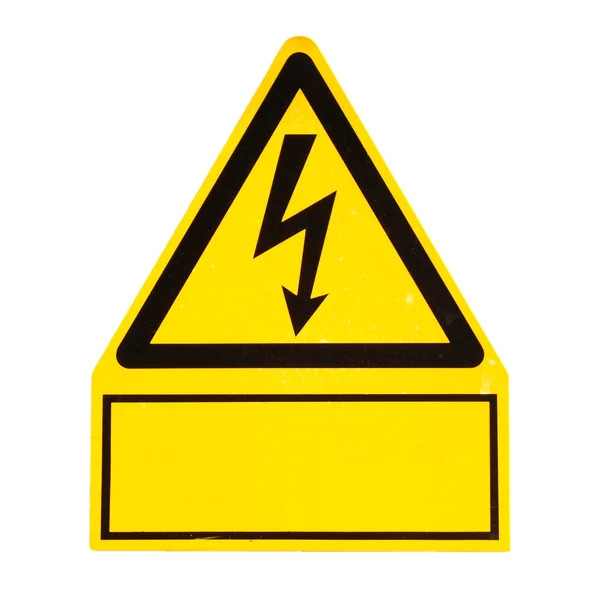 Danger of death Electric shock — Stock Photo, Image