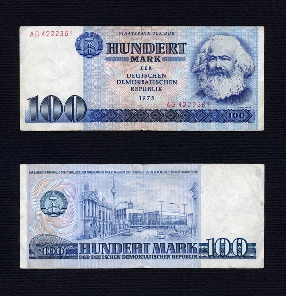 Ddr Banknote — Stockfoto