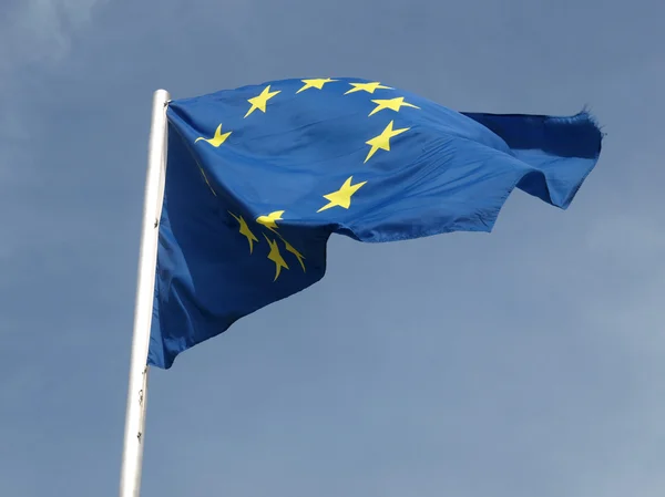 Európai zászló — Stock Fotó