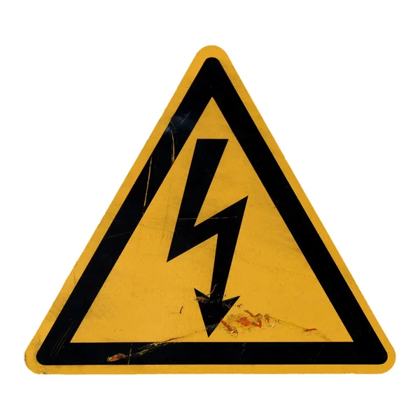 Danger of death Electric shock — Stock Photo, Image