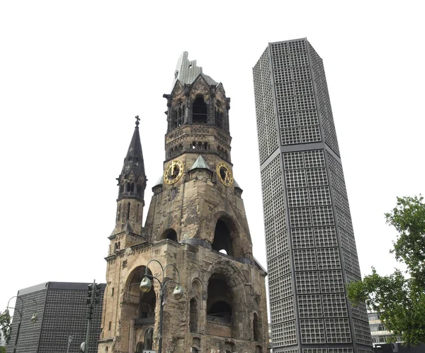 Bombardován kostel, Berlín — Stock fotografie