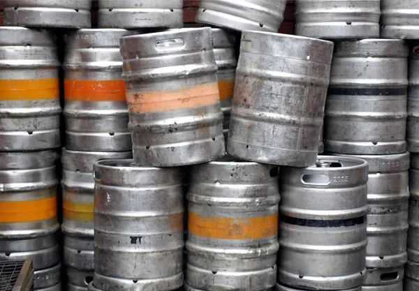 Barriles de cerveza — Foto de Stock