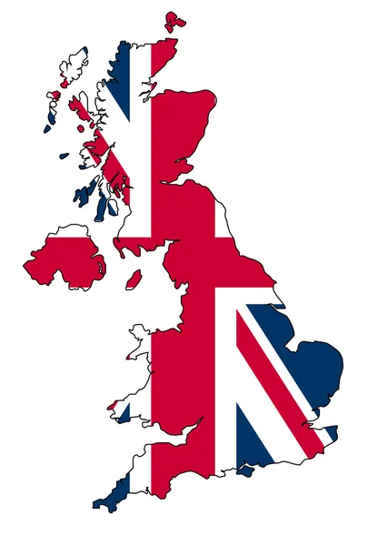 영국 지도 — 스톡 사진