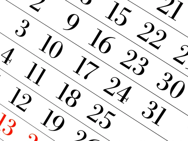 Calendario — Foto Stock