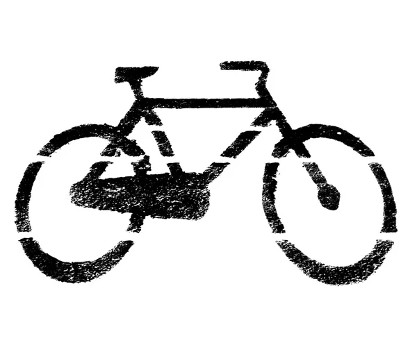 Rowerów pasa znak — Zdjęcie stockowe