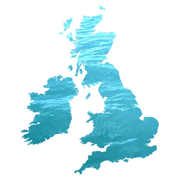 Mapa del Reino Unido — Foto de Stock