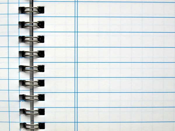 Oldal üres notebook — Stock Fotó