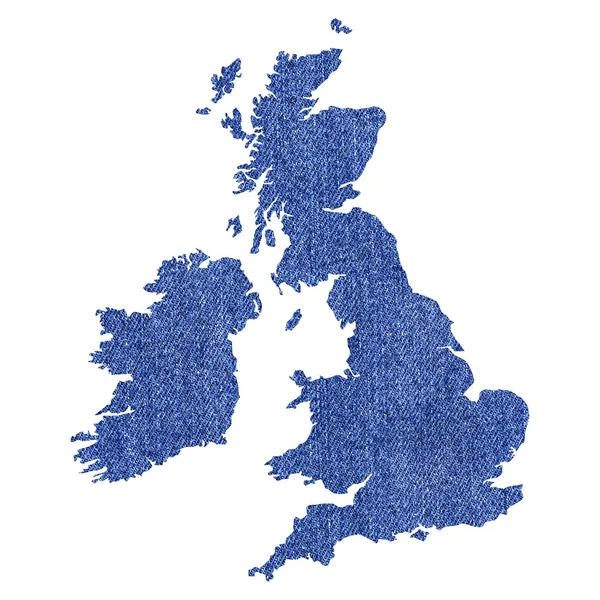 Reino Unido mapa — Fotografia de Stock
