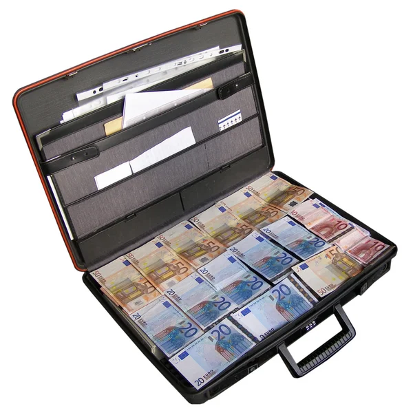 Money suitcase — Stock Photo, Image