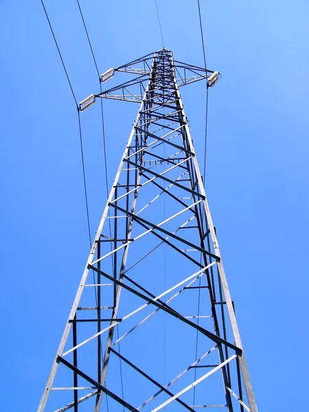Trasmission line tower — Stock Photo, Image
