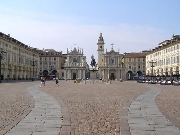 Piazza San Carlo — Zdjęcie stockowe