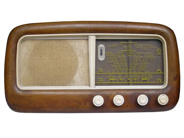 Velho sintonizador de rádio AM — Fotografia de Stock