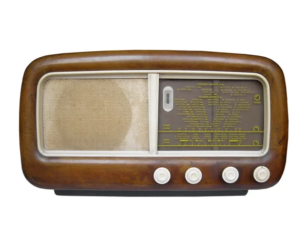 古いラジオのチューナーを am します。 — ストック写真