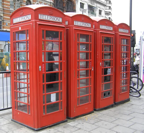 Budka telefoniczna w Londynie — Zdjęcie stockowe