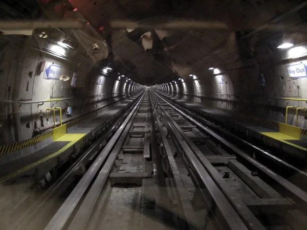 stock image Tube underground subway metro tunnel