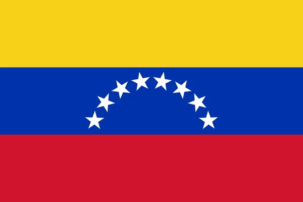 Flagę narodową Wenezueli — Zdjęcie stockowe
