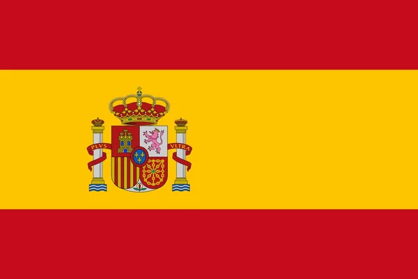 西班牙的国旗 — 图库照片