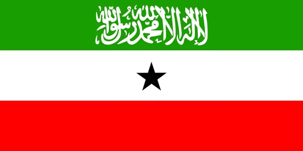 Die Nationalflagge Somalilands — Stockfoto