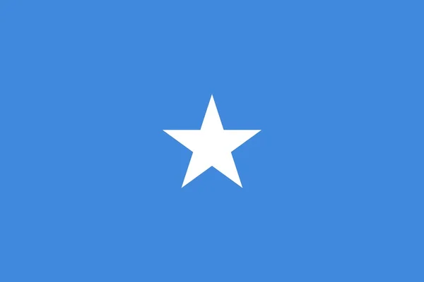 Le drapeau national de la Somalie — Photo