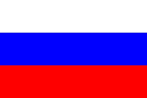 Rysslands nationella flagga — Stockfoto