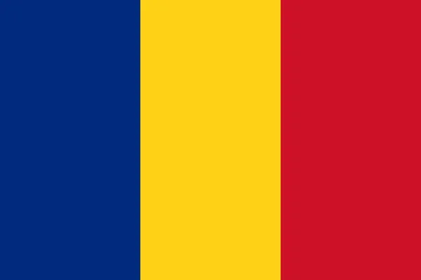 罗马尼亚的国旗 — 图库照片