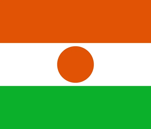 La bandiera nazionale del Niger — Foto Stock