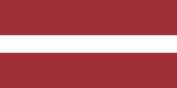 Le drapeau national de la Lettonie — Photo