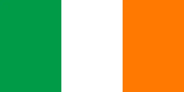Die irische Nationalflagge — Stockfoto
