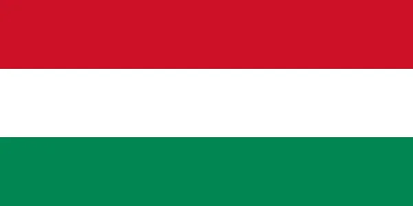 De nationale vlag van Hongarije — Stockfoto