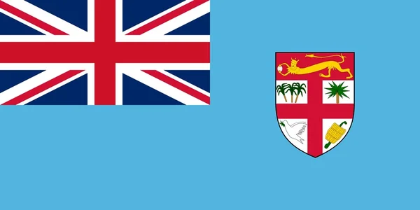 Bendera nasional Fiji. — Stok Foto
