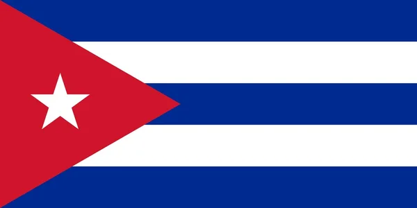 Le drapeau national de Cuba — Photo