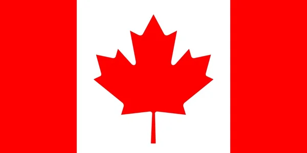 Le drapeau national du Canada — Photo
