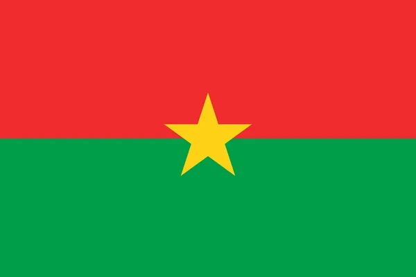 Die Nationalflagge von burkina _ faso — Stockfoto