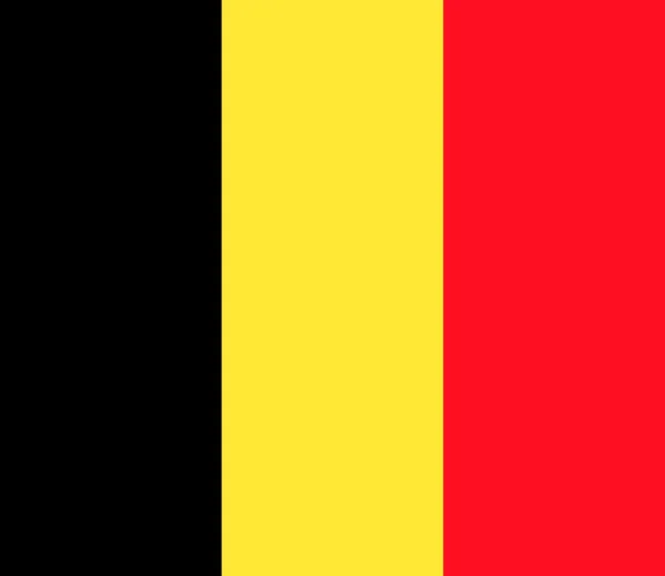 Belgiens nationella flagga — Stockfoto