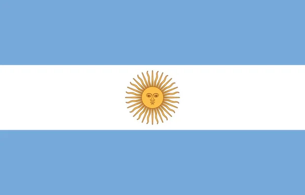 La Bandera Nacional de Argentina — Foto de Stock