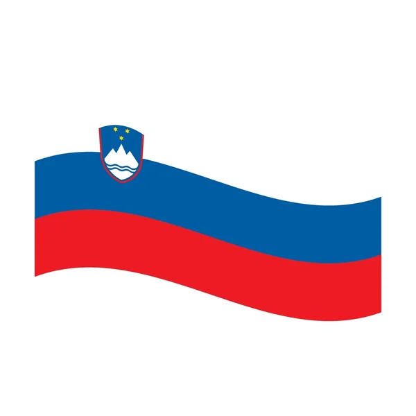 Bandeira da Eslovénia — Fotografia de Stock