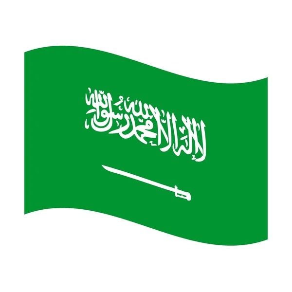 Vlajka Saúdské Arábie — Stock fotografie