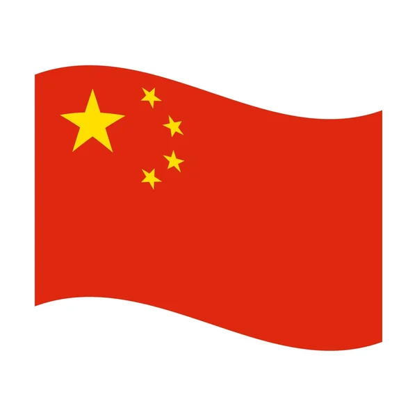 Vlag van Republiek china — Stockfoto