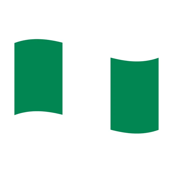 stock image Flag of nigeria