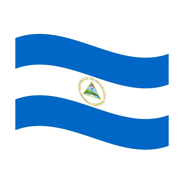 Flag of nicaragua — Stock Photo, Image