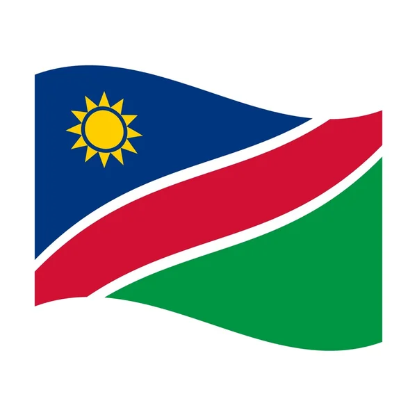 नामीबिया का ध्वज — स्टॉक फ़ोटो, इमेज