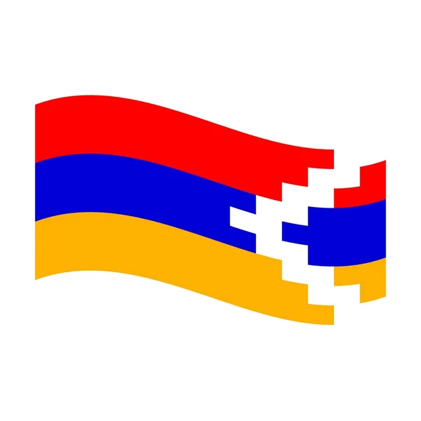 Hegyi Karabah zászlaja — Stock Fotó