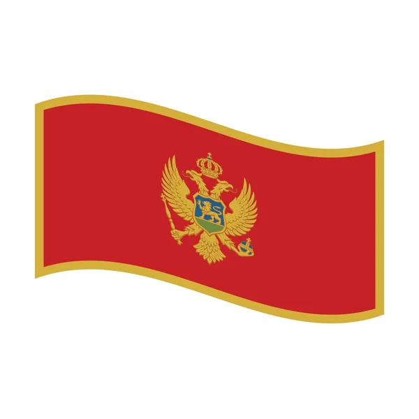 Flag of montenegro — Stock Photo, Image