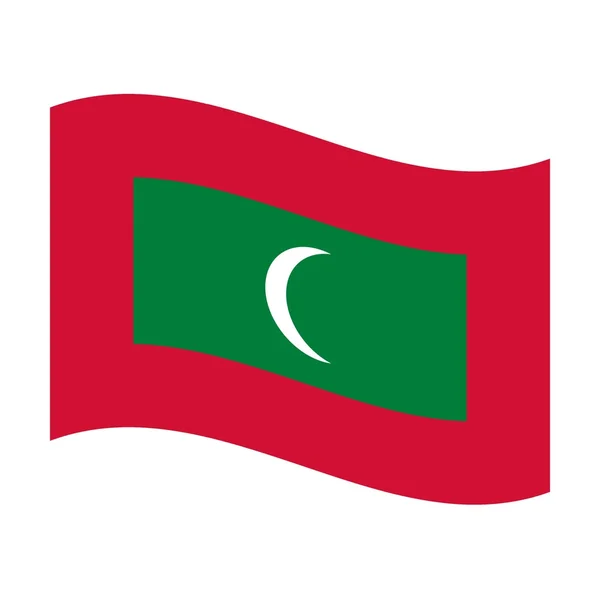 몰디브의 국기 — 스톡 사진